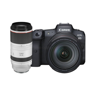 Canon EOS R5 + RF 24-105mm F4 + RF 100-500mm