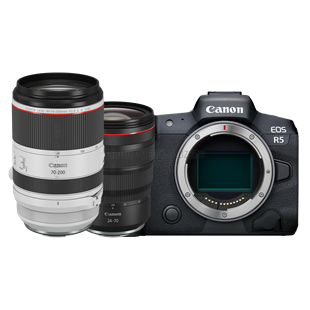 Canon EOS R5 + RF 24-70mm F2.8 + RF 70-200mm F2.8 Kit